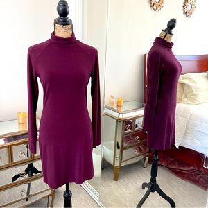 Turtleneck sweater dress